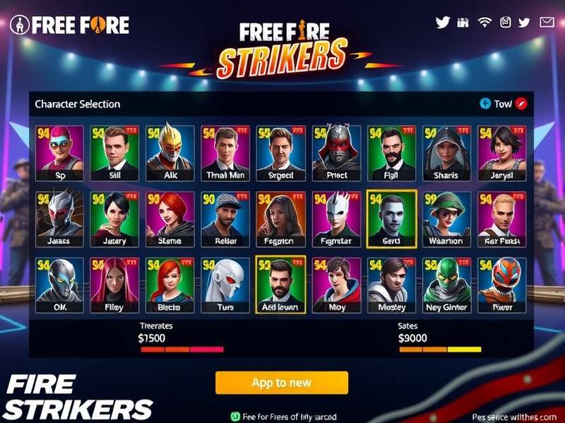 Free Fire Strikers gameplay screenshot